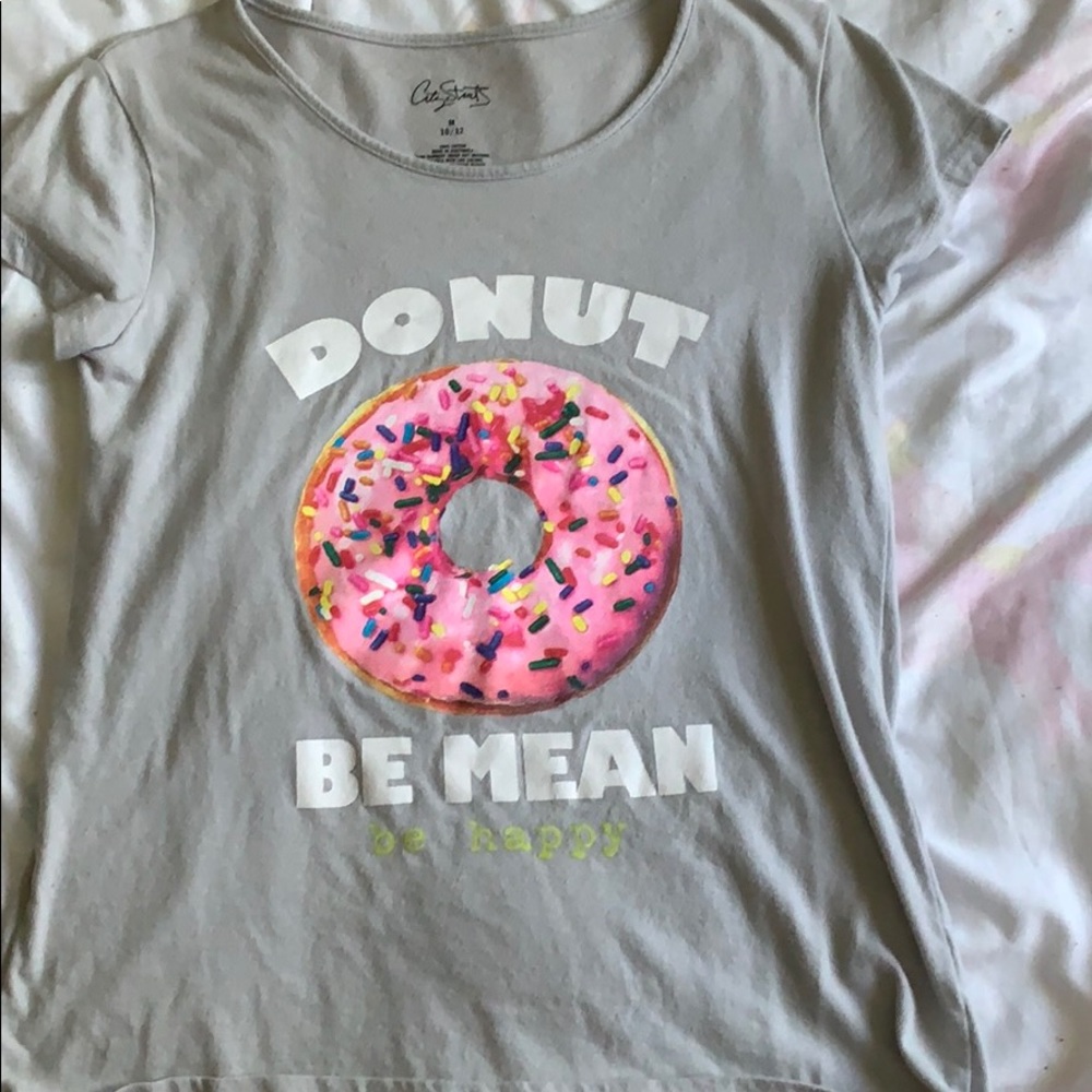 Donut be mean be happy t-shirt